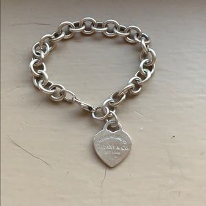 Tiffany & co heart tag charm bracelet